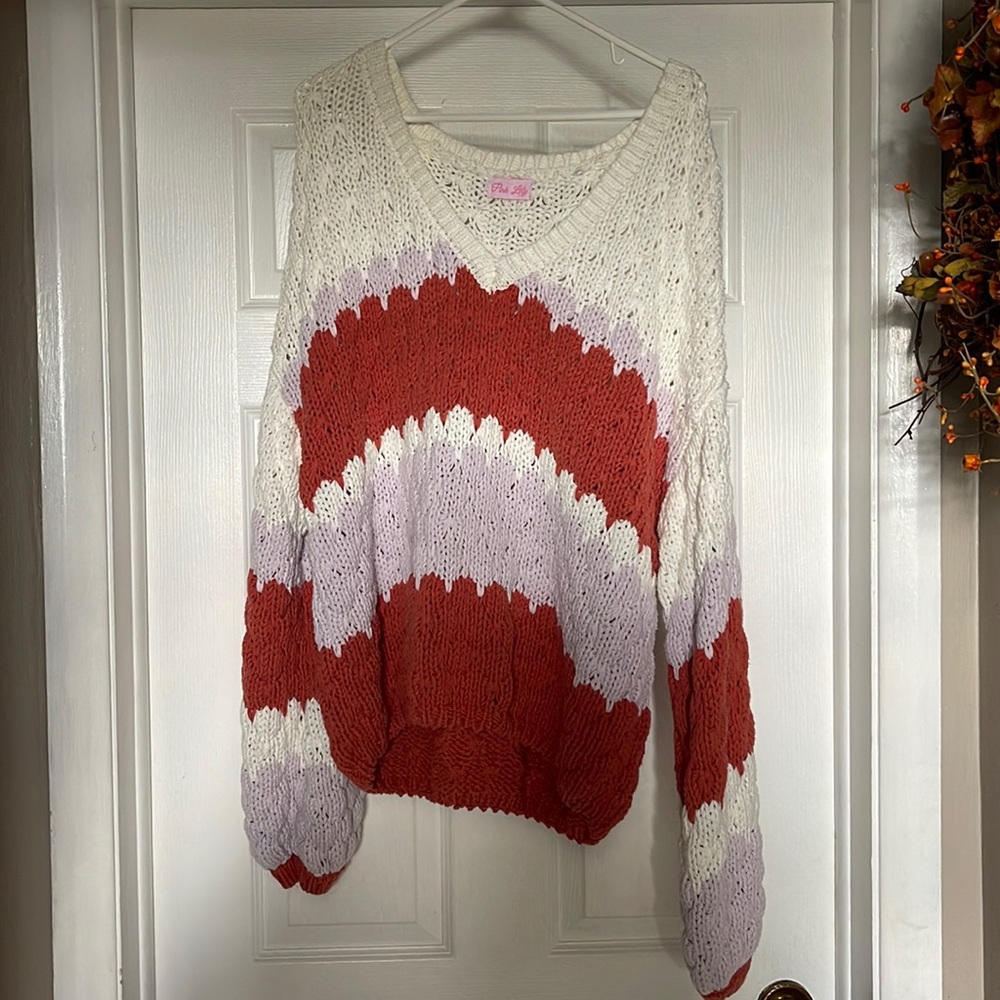 A Pink Lily, oversized sweater